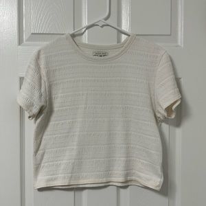 American Eagle smocked tshirt